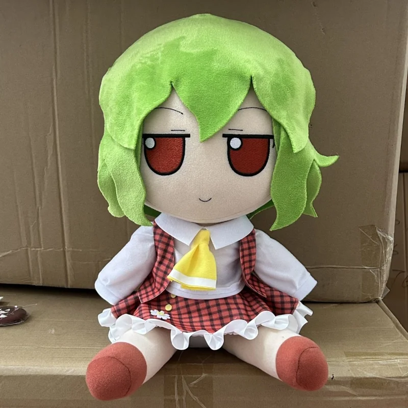Фото Мягкая плюшевая игрушка-кукла Touhou Project Fumo Kazami Yuuka, 35 см, для детей и фанатов, для переодевания, подарки на день рождения и праздники, коллекционная, для украшения на Рождество №1