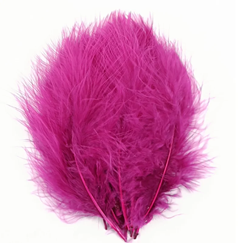 

Natural Fluffy Marabou Feathers For Crafts 10-18 Cm Plumes Jewelry Earring Making Decoration Turkey Feathers Wholesale 100 Pcs