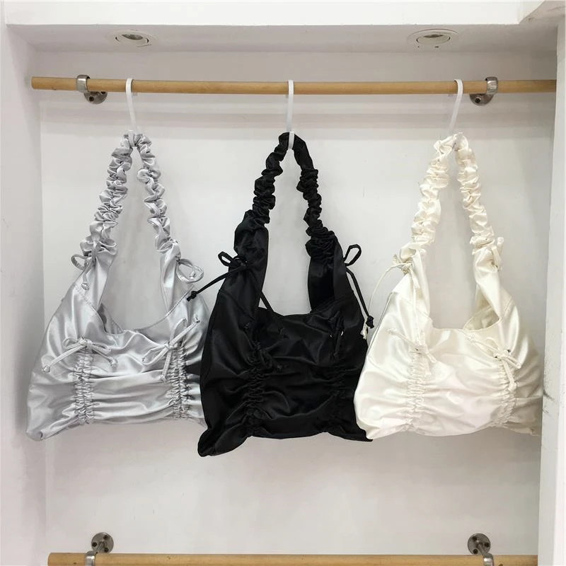 Французская женская сумка корейская версия плиссированной сумки-облака на