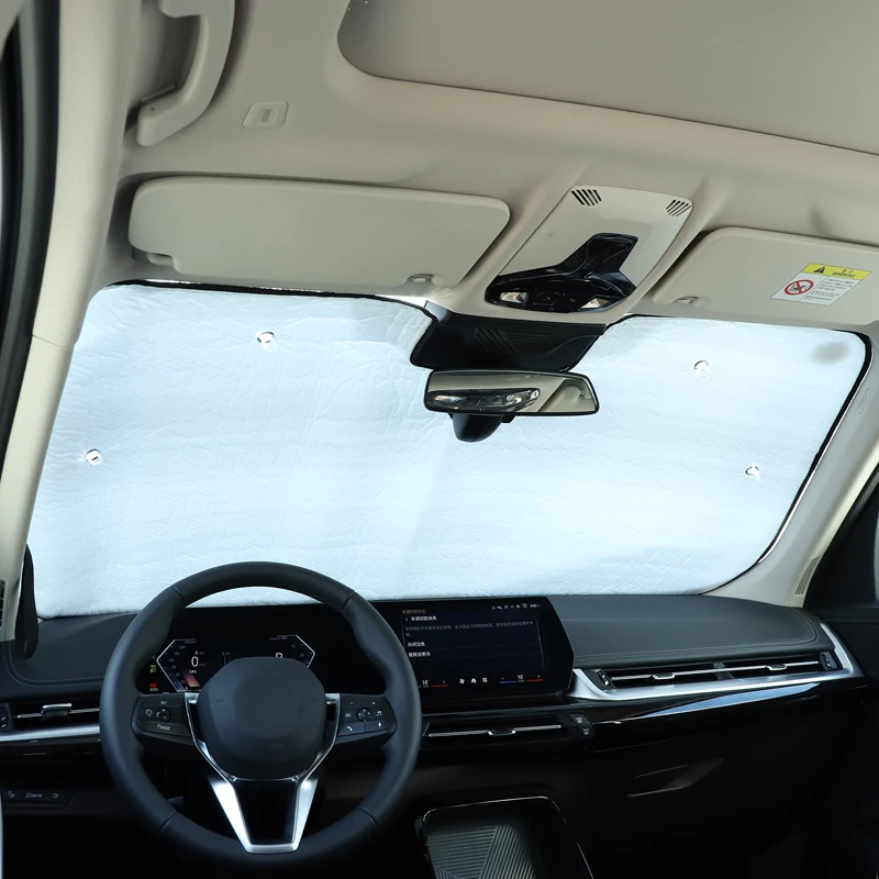 Для BMW X1 IX1 U11 2023-2024 алюминиевая фольга серебристый автомобильный передний лобовое