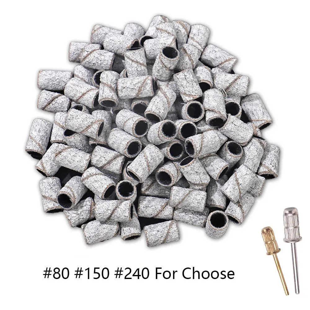 

New Arrival Sanding Bands Without Mandrel Electric Nail Drill Accessories Nail Care Polishing Gel Polish Removal Tools