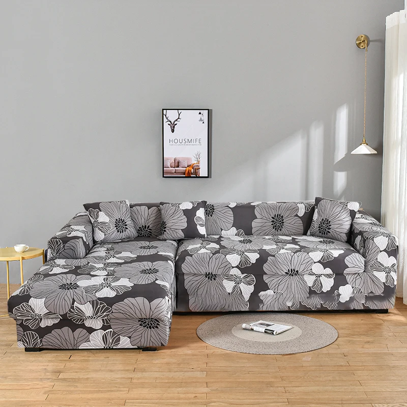 

Sofa Slipcovers Sofa Covers for Living Room housse canape 1/2/3/4 Seat Elastic Sofa Cover Stretch Sectional Couch Cover