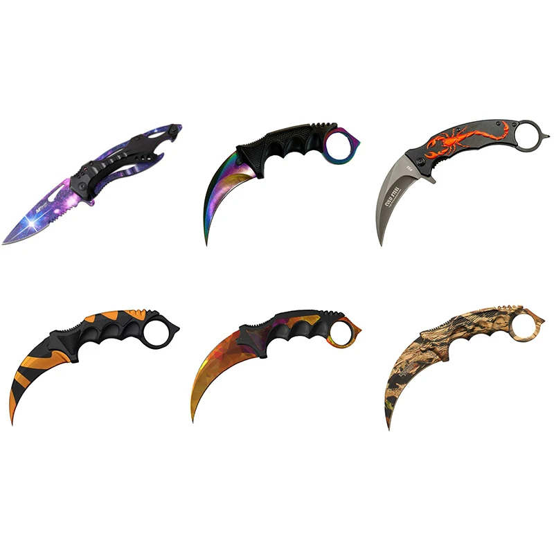 1 шт. автомобильные наклейки для CS GO нож-керамбит графический ноутбук