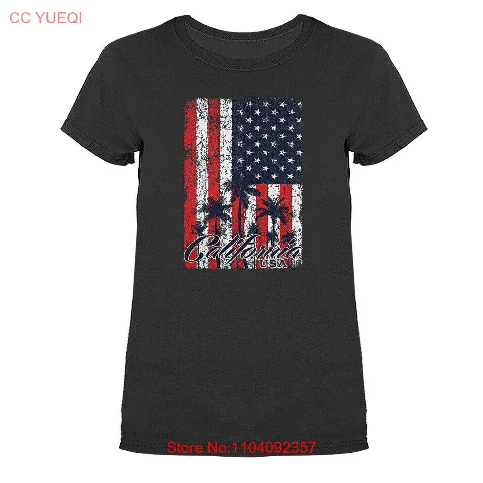 The Golden State California USA US Flag American Pride Patriot Patriotic T-shirt |