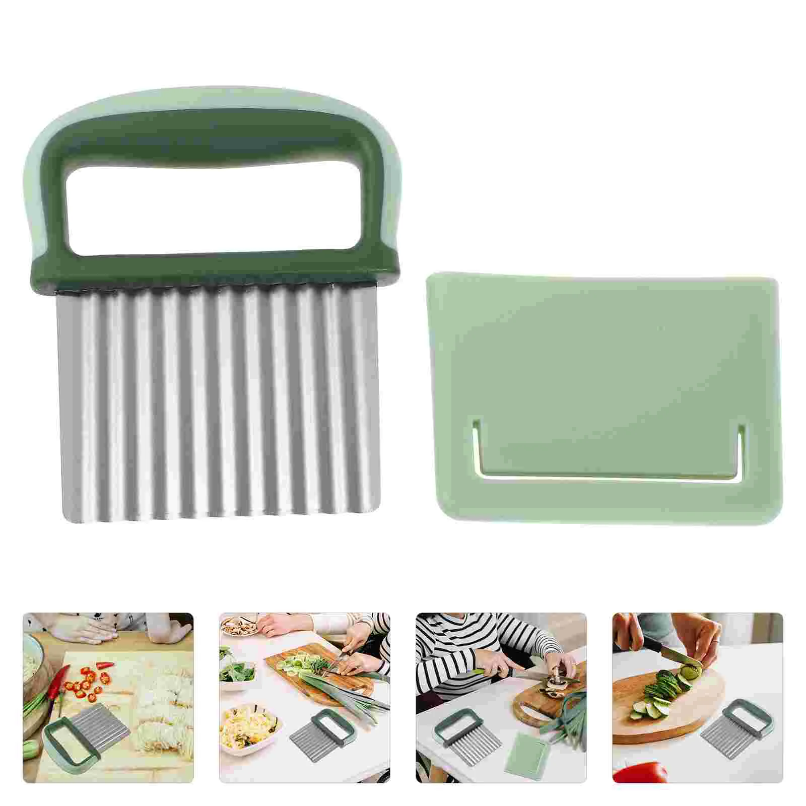 Кухонный инструмент для резки картофеля волнистый нож |