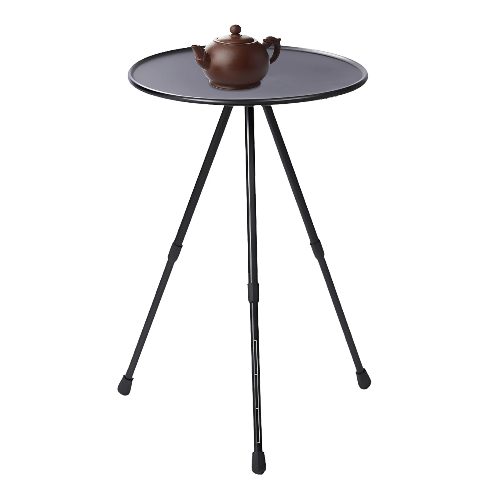 

Round Folding Table 3 Feet Portable Dining Card Table Portable Round Table With Adjustable Legs Travel Equipment For Camping And