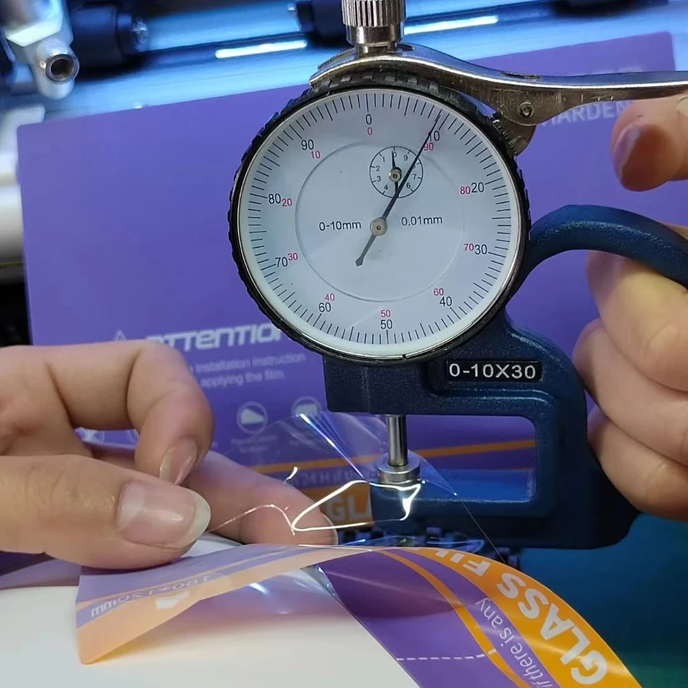 FONLYU УФ-волоконная стеклянная пленка Ultra HD изогнутая защитная для экрана станка