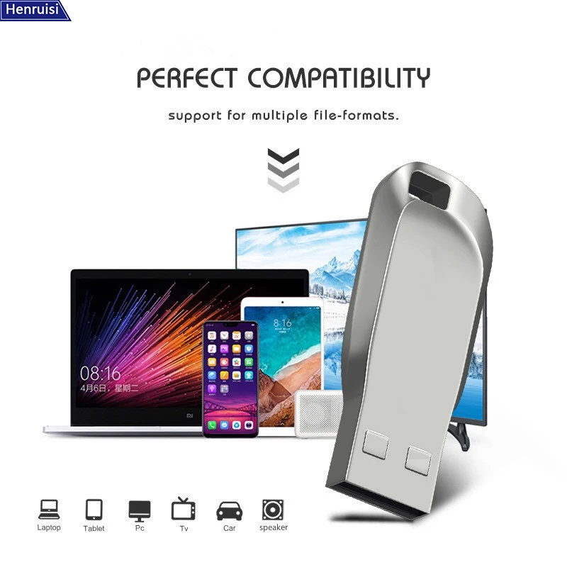 

USB Flash Drive OTG Pen Drive 16GB 32GB 64GB128GB High Speed Usb Stick Waterproof Metal U-Disk USB 2.0 Memory Flash USB Stick