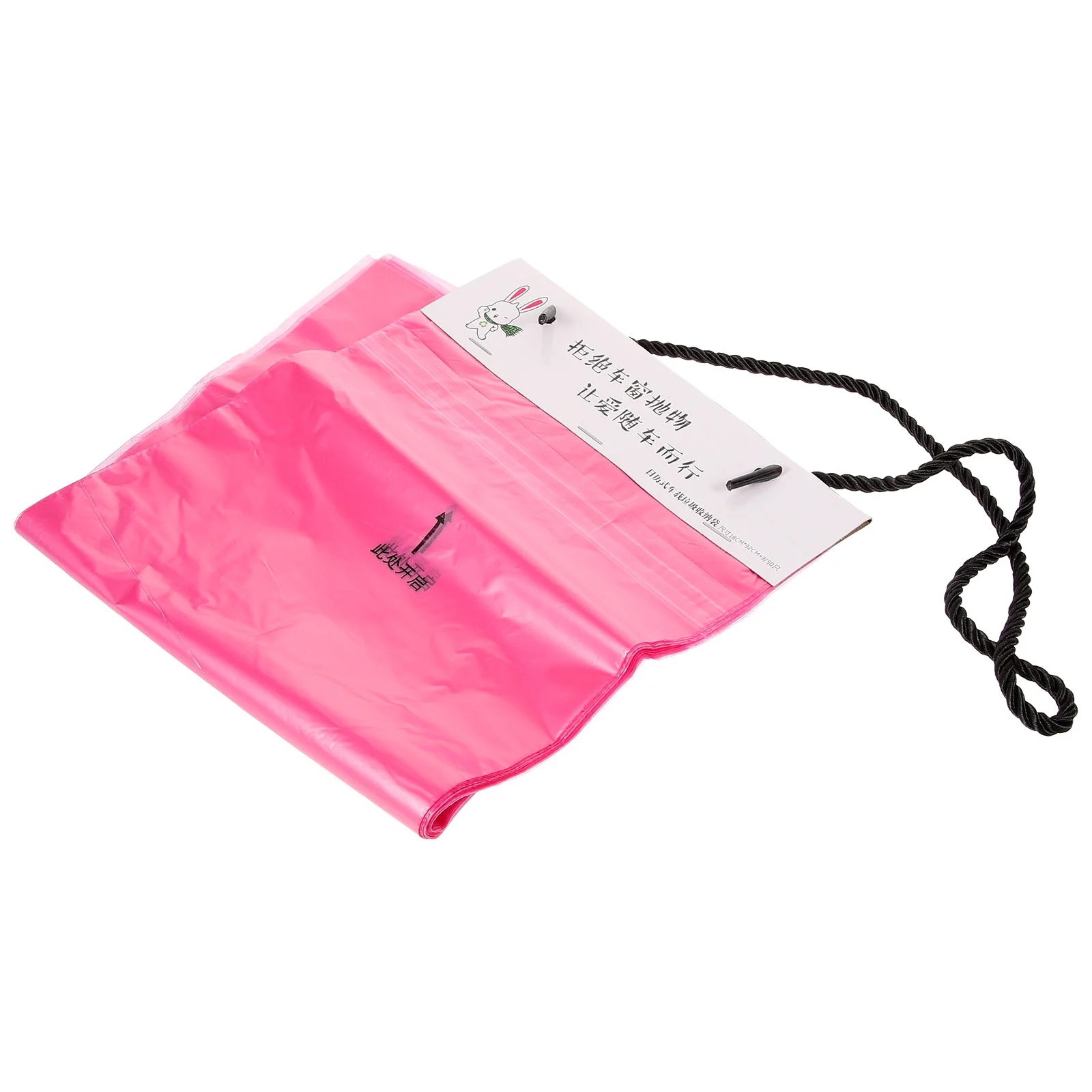 

50 Pcs Stick-on Vomit Bags Disposable Trash for Adults Garbage Car Travel Organizer Pouch