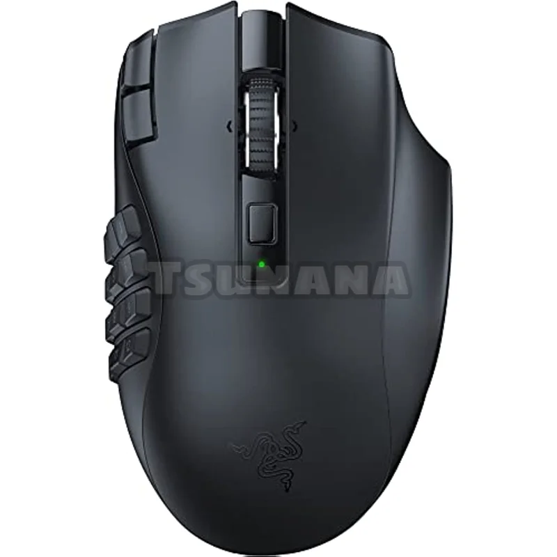 

Razer Naga V2 HyperSpeed Wireless MMO Gaming Mouse: 19 Programmable Buttons 30K Optical Sensor - Mechanical Mouse Switches Gen-2