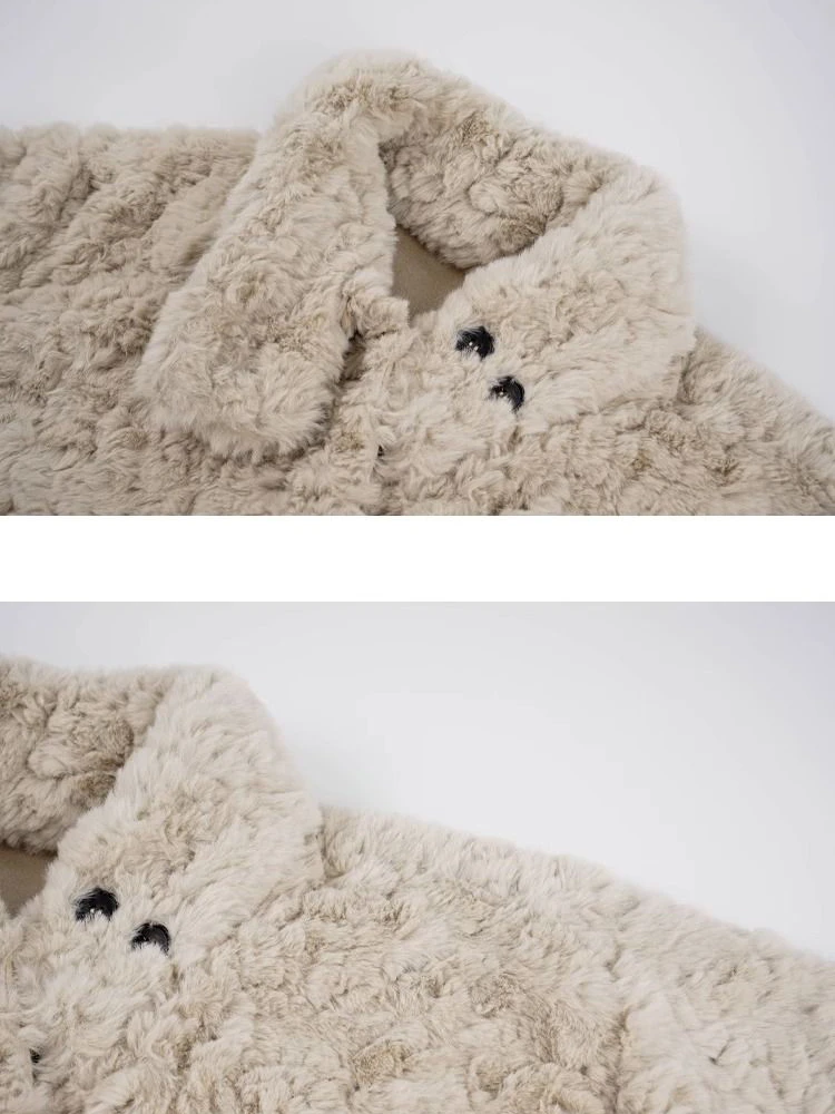 Теплые куртки средней длины из искусственного меха