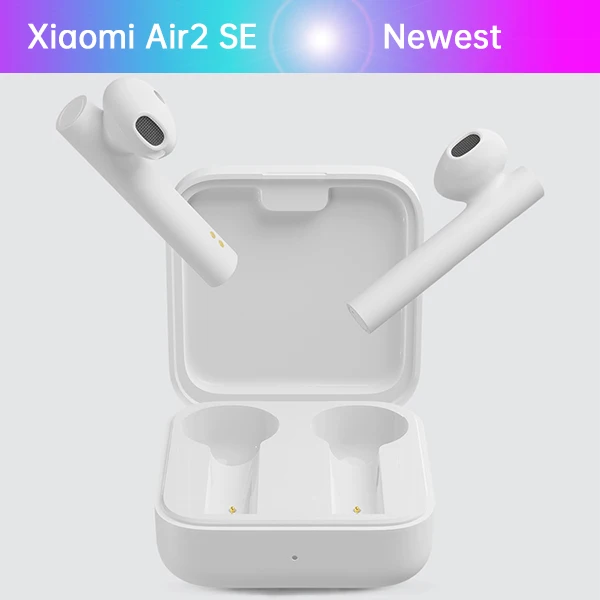 

Оригинальные Беспроводные стереонаушники Xiaomi Air2 SE, TWS, Bluetooth-гарнитура с синхронным соединением, с низким временем работы 20 часов в режиме ож...