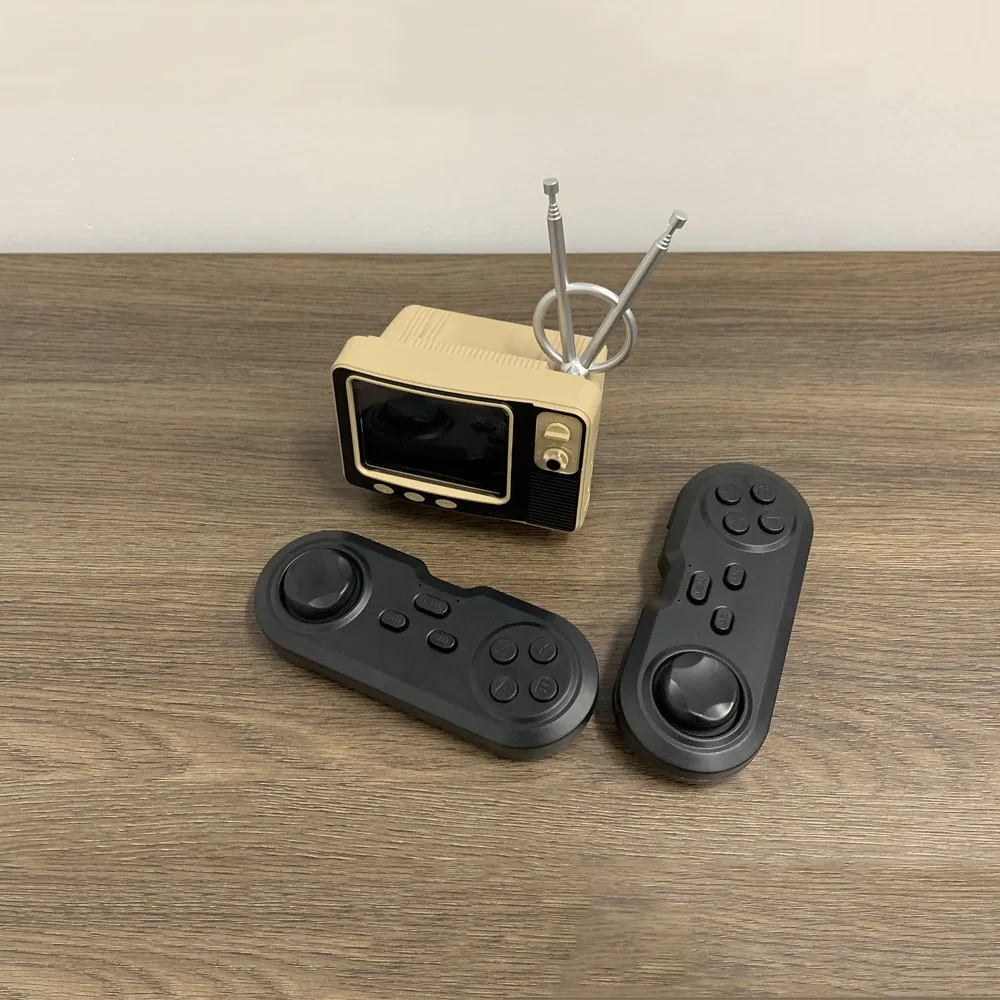 

Retro Bookshelf Mini TV Game Console 80 Nostalgic Classic TV Creative Wireless Double Game Console