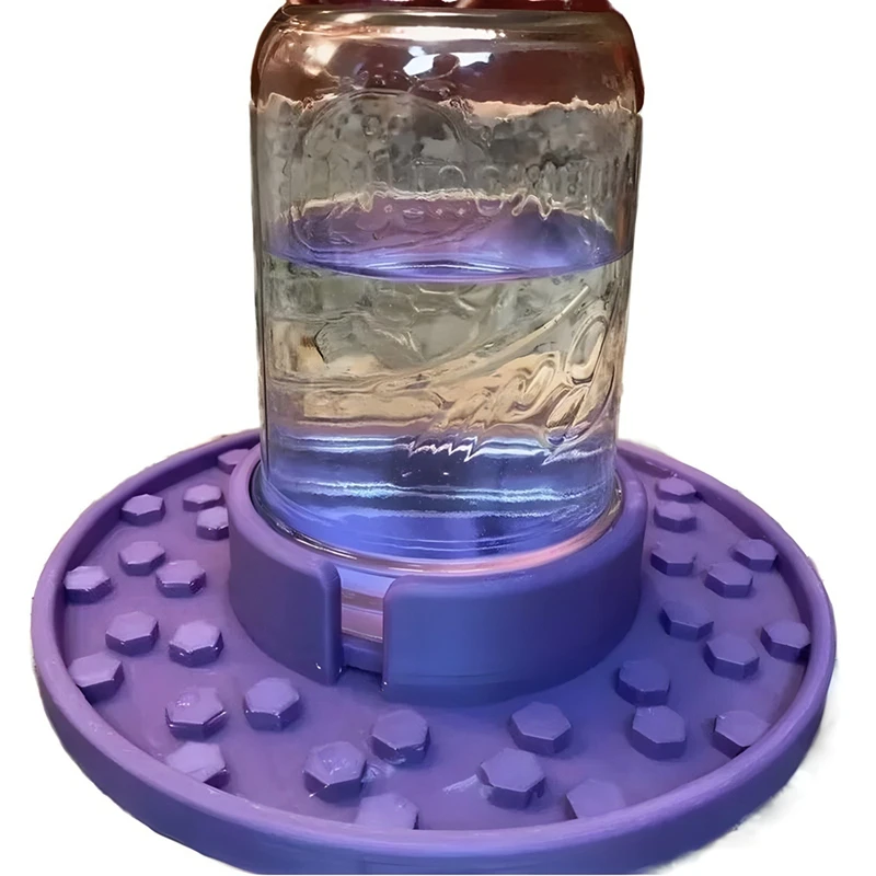 Кормушка для пчел Base обычной горловины Mason Jar станция полива пчелы основание сада