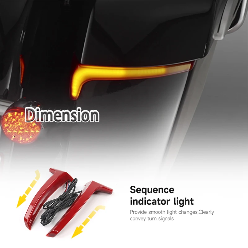 Светодиодный указатель поворота для мотоцикла уличный скользящий задний