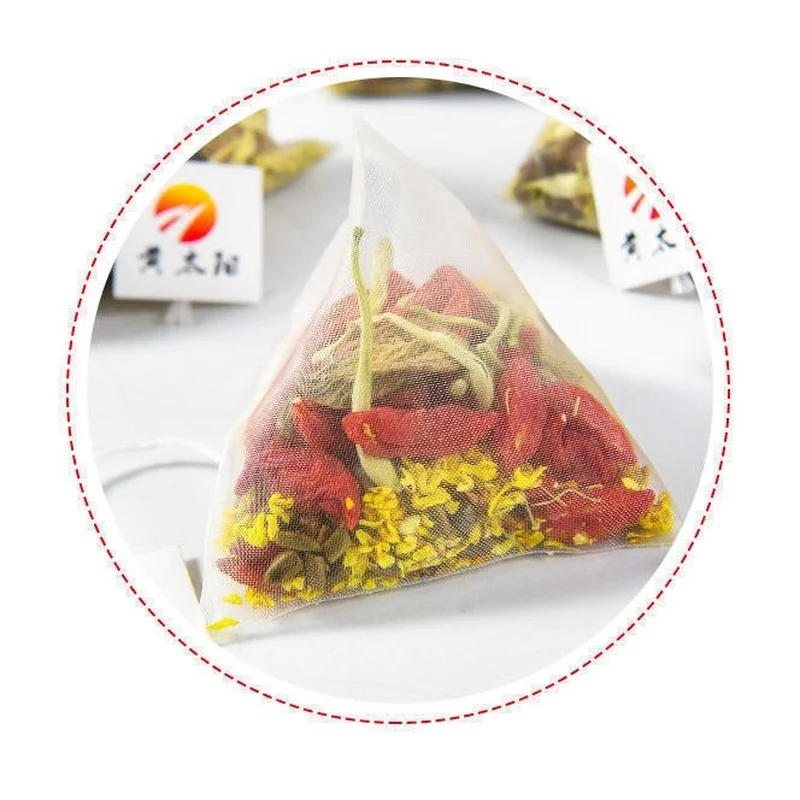 

Chrysanthemum Cassia Seed Burdock Honeysuckle Osmanthus Wolfberry Combination Tea Bag Health Tea Bag