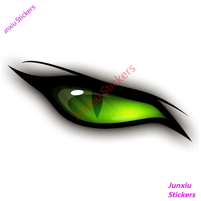 

Green Eyes Car Stickers Laptop Scratch-Proof Sticker Decor VAN Camper Waterproof Decal Car Accessories Decoration Vinyl Car Wrap