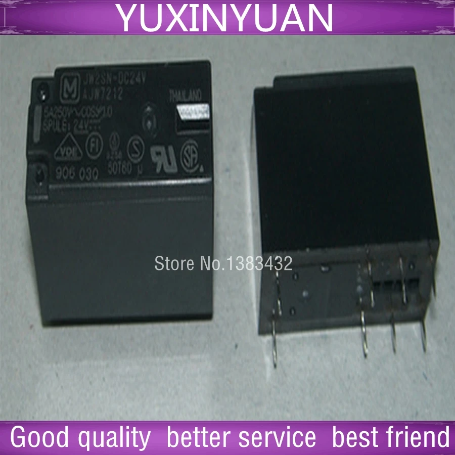 

Новое оригинальное реле JW2SNDC24V AJW7212 два 8-контактного преобразователя 5A250VAC