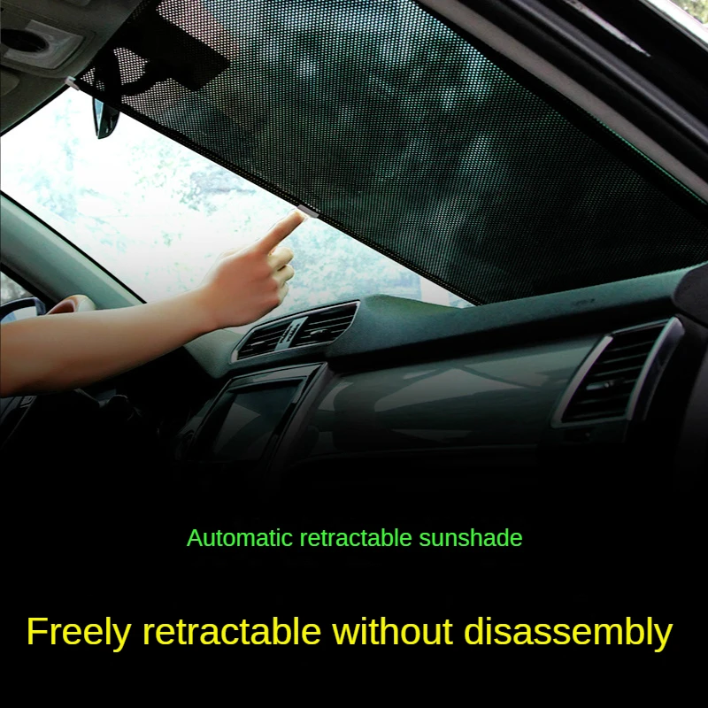 

Автомобильная Солнцезащитная занавеска заднее боковое окно переднее/заднее ветровое стекло Солнцезащитный блок мигает черная крышка прис...