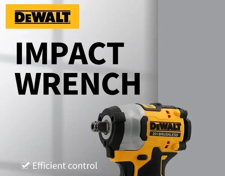 Фото Электрический ударный гайковерт Dewalt, перезаряжаемый, с высоким крутящим моментом, 406 Нм (реверс), 1/2 дюйма, 2500 об/мин, универсальный аккумулятор 20 В, мощность Too DCF922 №3