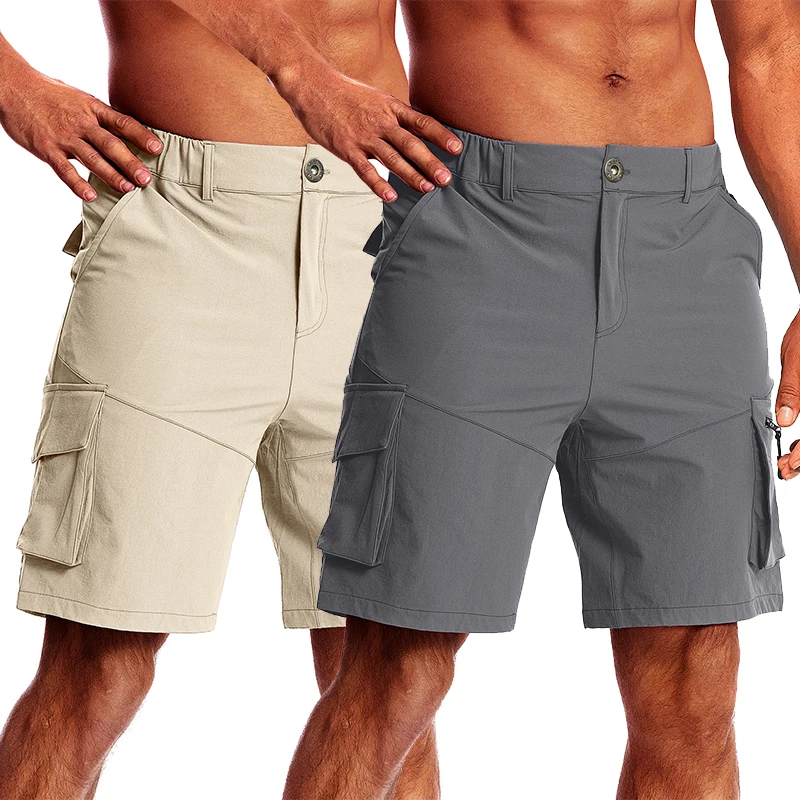 

Тактические быстросохнущие откидные карманы для активного отдыха летние мужские шорты для бега фитнеса путешествий