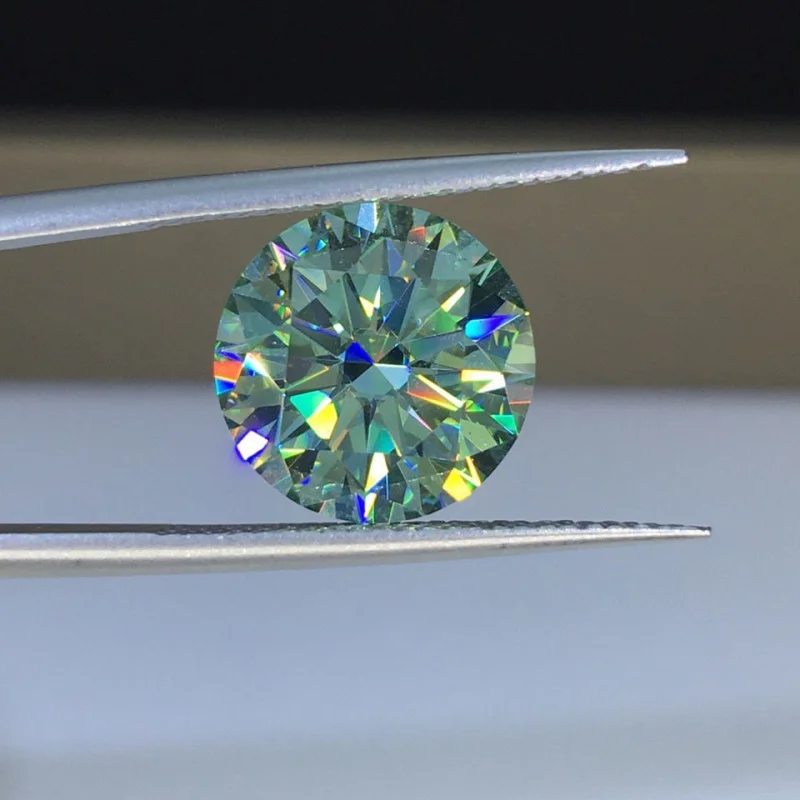 

Disney 【Loose Diamonds】1Carat Blue Green Moissanite Lvzuan without Support