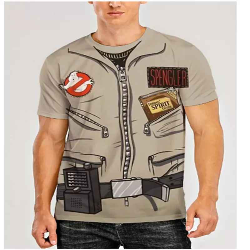 

2022NEW Fake Vest 3D T-shirt Workwear 3D Printed T-shirt Men's Summer Fashion Short Sleeve Streetwear Fake Vest Vest T-shirt