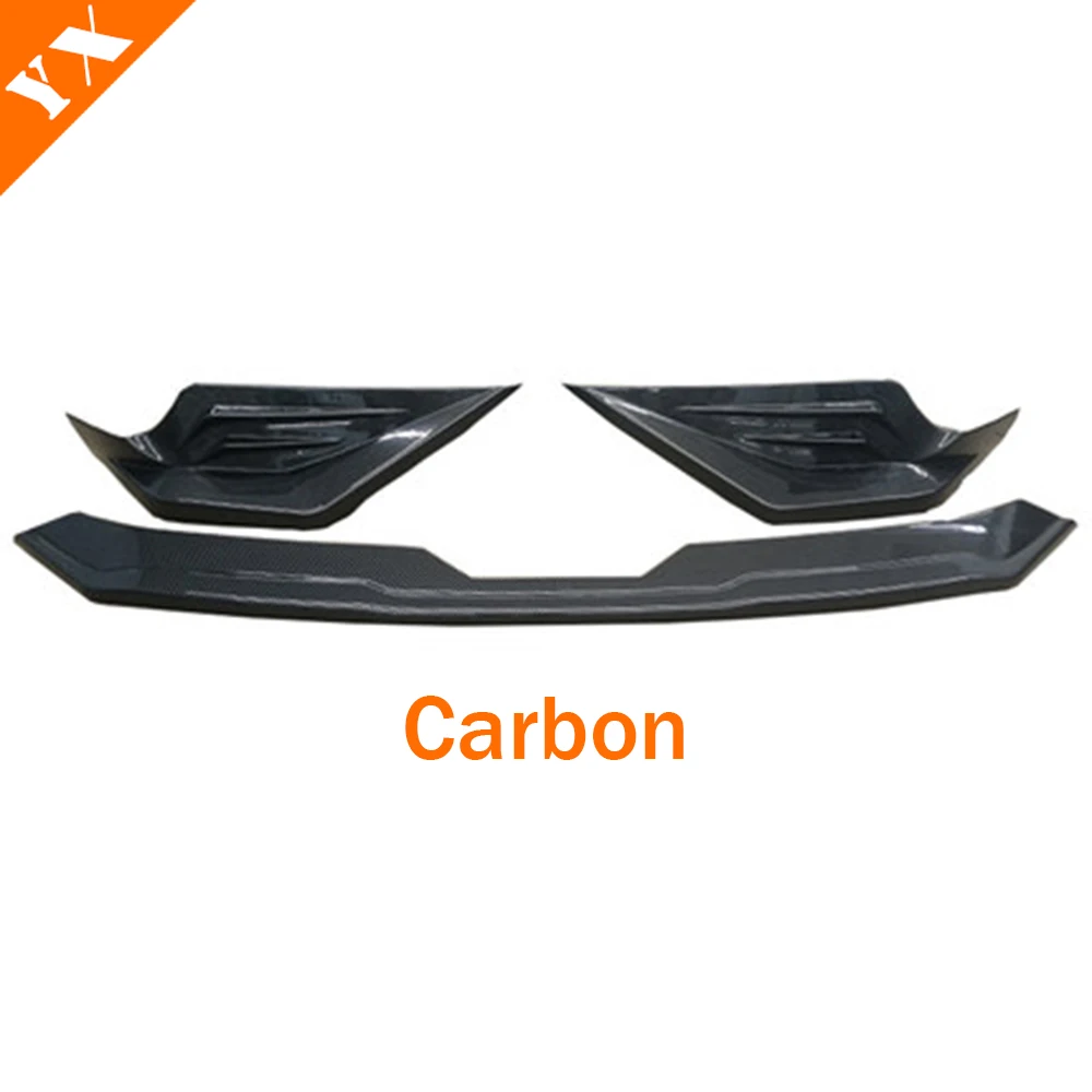 

Аксессуары для Changan UNIK UNI-K 2021-2024 углеродная отделка Автомобильная Передняя Лопата передняя губа передний бампер защита от ударов гарнитур