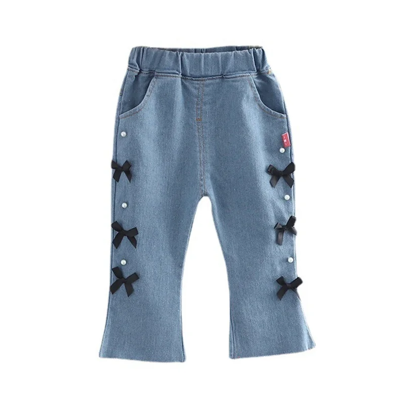 

New Kids Trousers Spring Autumn Baby Girls Clothes Fashion Cute Pants Toddler Casual Costume Children Clothing Infant Sportswear