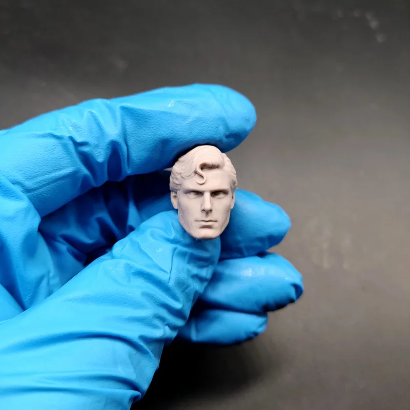 Blank Hot 1/12 Scale Christopher Reeve Head Sculpt Unpainted Fit 6&quot ML SHF MAFEX Mezco Figure | Action Figures