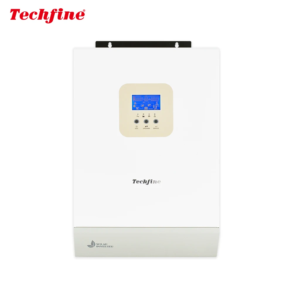 

Techfine 5000w inverter pure sine wave inverter off grid 48V 100A MPPT for home solar energy systems 5kw