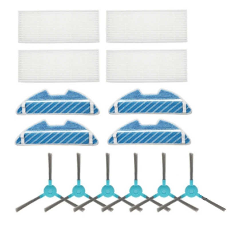 

Hepa Filter Mop Cloth Replacement Side Brush For Cecotec Conga 1290 1390 Robot Vacuum Cleaner Spare Parts