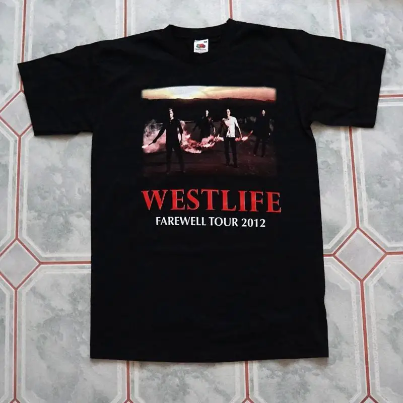 Фото футболка Westlife Farewell Tour 2012, размер S, унисекс №1