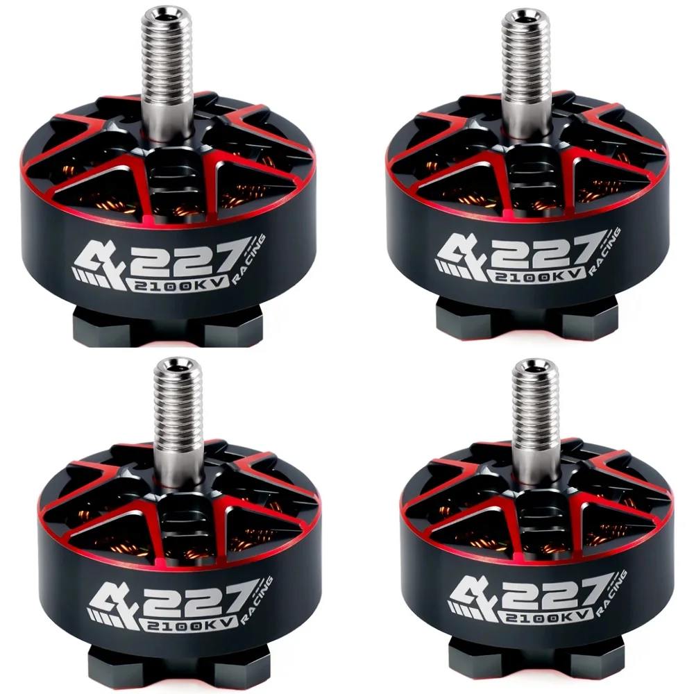 4 шт. Axisflying бесщеточный мотор гоночный 2207/для FPV дрона/Гонки/фристайл/бандо/5