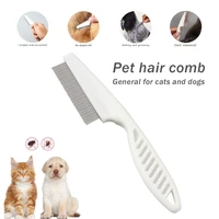 cat and dog supplies flea comb stainless steel insect repellent brush pet care combs hair grooming portable tool fur removal