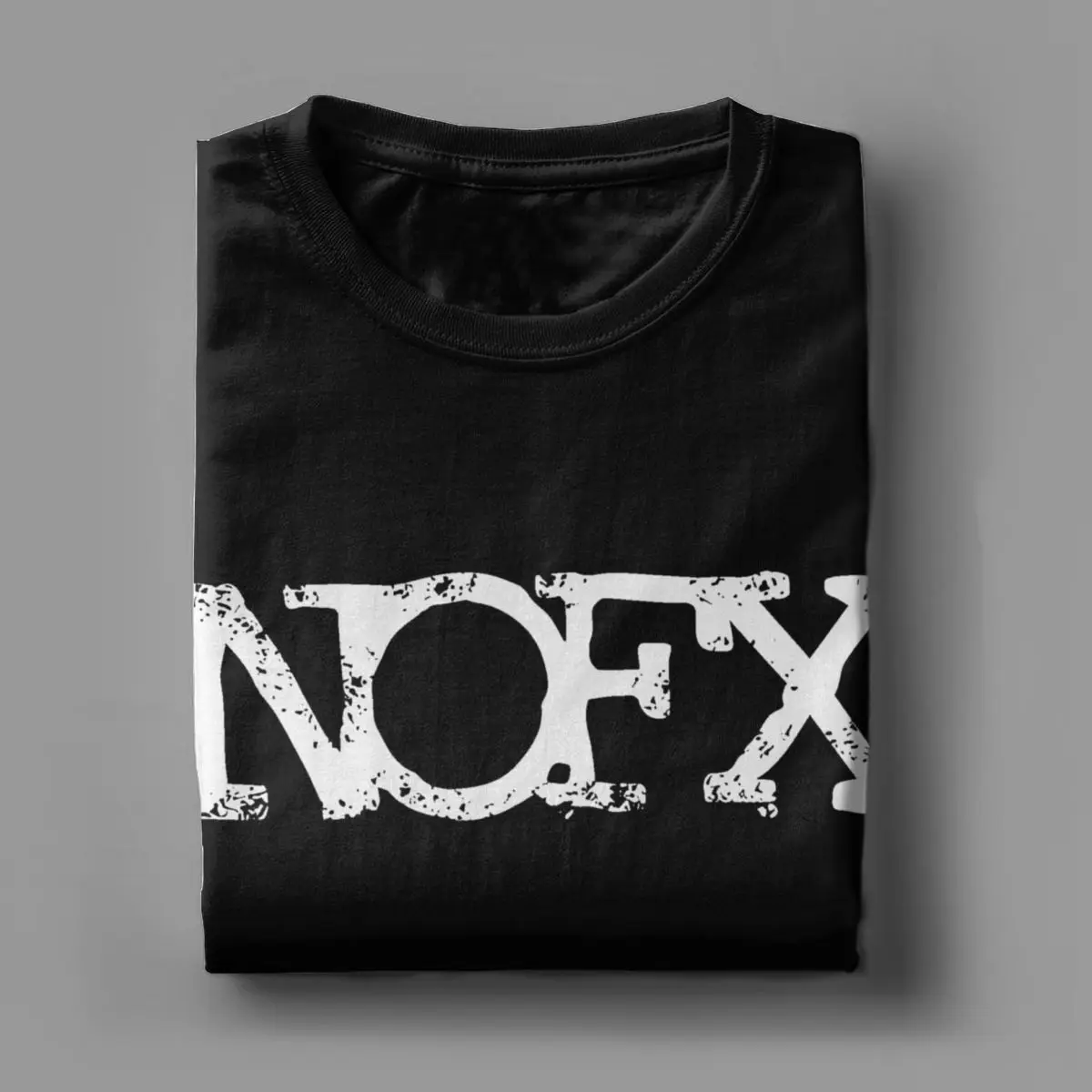 Punk Band NOFX dla mężczyzn Kobiety T Shirt Rock Śmieszne koszulki z krótkim rękawem Okrągły dekolt Koszulki Czysta bawełna Pomysł na