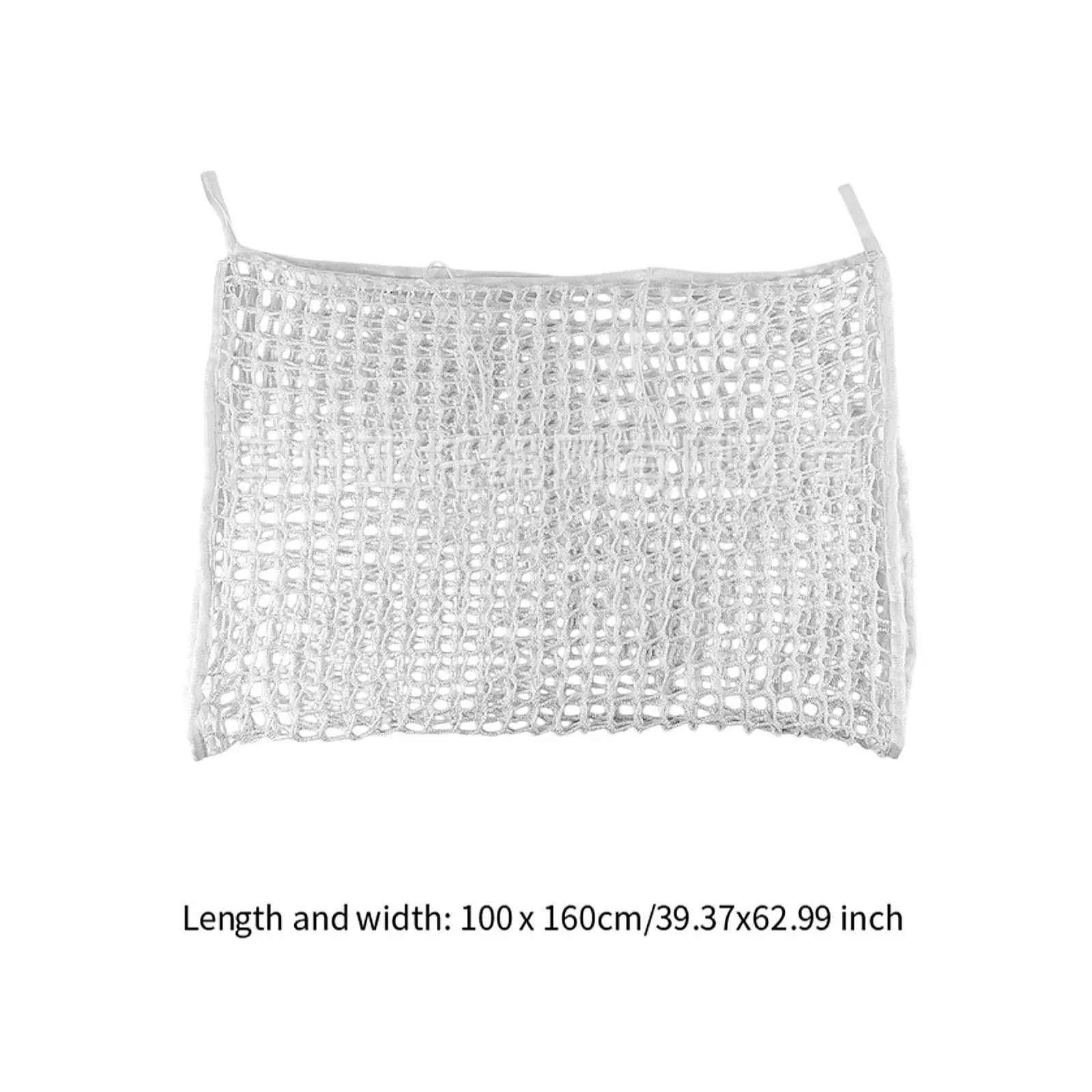 Slow feed Hay Net Feeding Supplies Bag for Horses Trailer Stall Goat