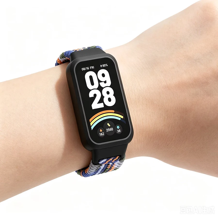 Чехол + нейлоновый плетеный ремешок для Redmi Band 3, для Xiaomi Band 9 Active, с магнитной застежкой, ремешок-браслет для часов (art.: 3920daaaa7110) - 3920daaaa7110