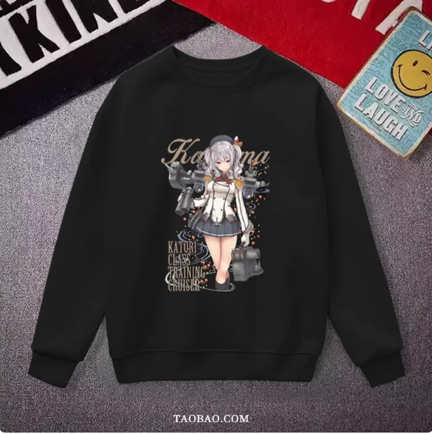 Аниме Kancolle Kashima Толстовка с капюшоном Косплей Осень Зима Мужчины Женщины Пальто