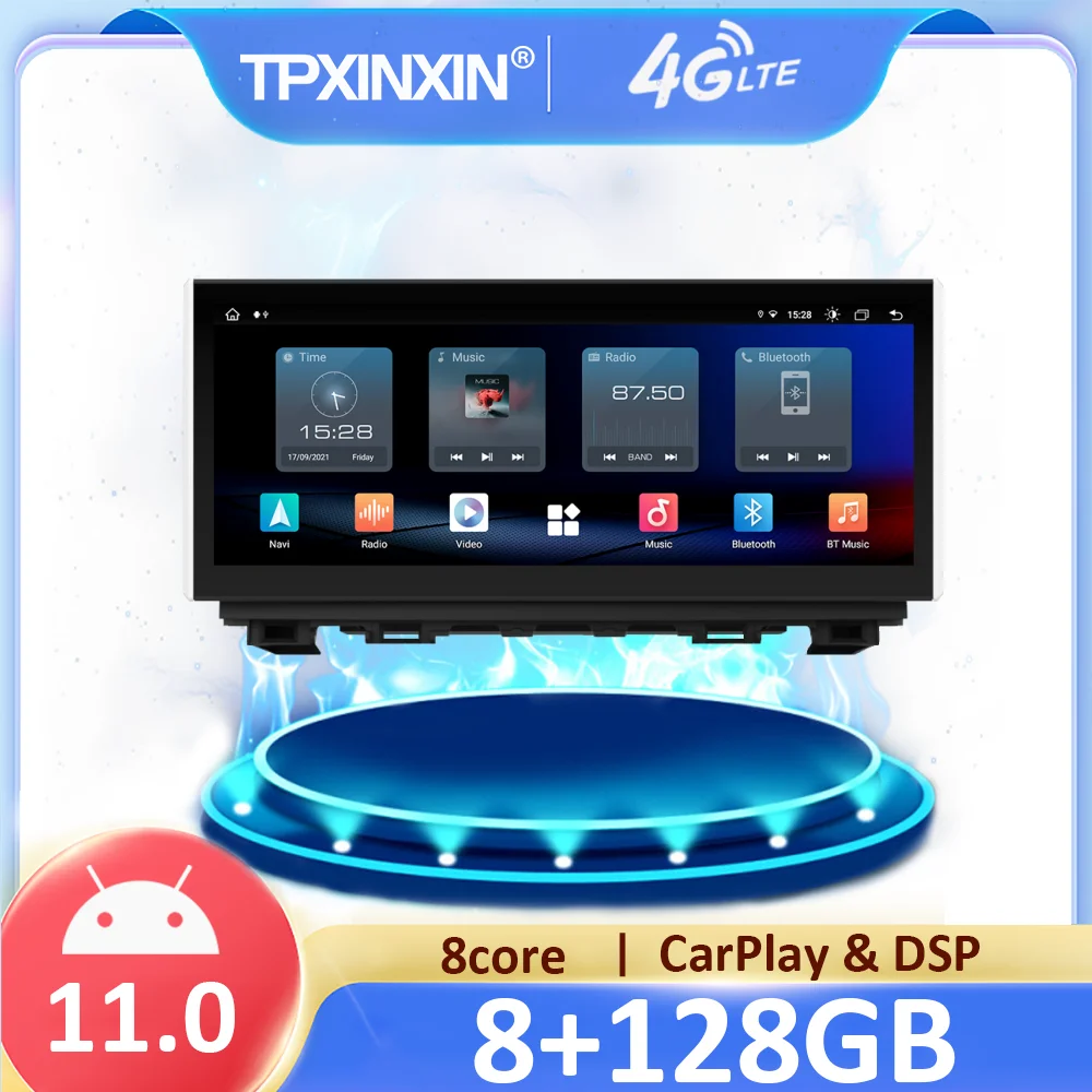 

12.3" Android 11 Car Radio For Mazda 6/Atenaz 2014 2015 2016 Multimedia Player Wireless Carplay GPS Navi Din Auto Stereo Head Un