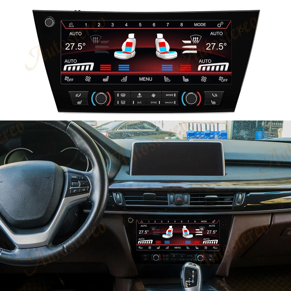 QLED Digital AC плата панель управления для BMW X5 Series F15 2014-2018 Подогрев автомобильный