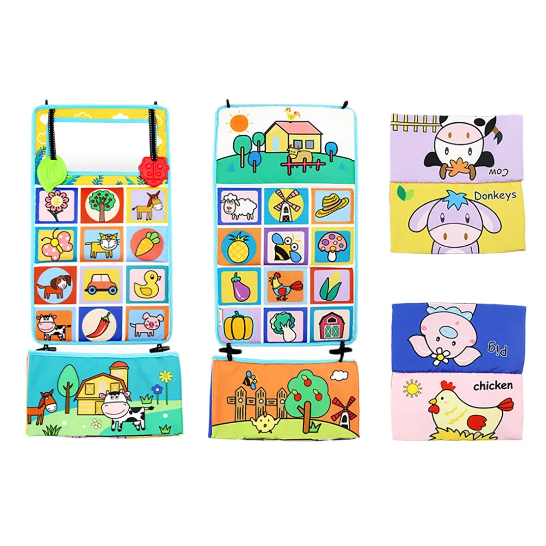 

Напольное зеркало, развивающее детское зеркало, временные игрушки, активность, двойная контрастность, фотоигрушки C