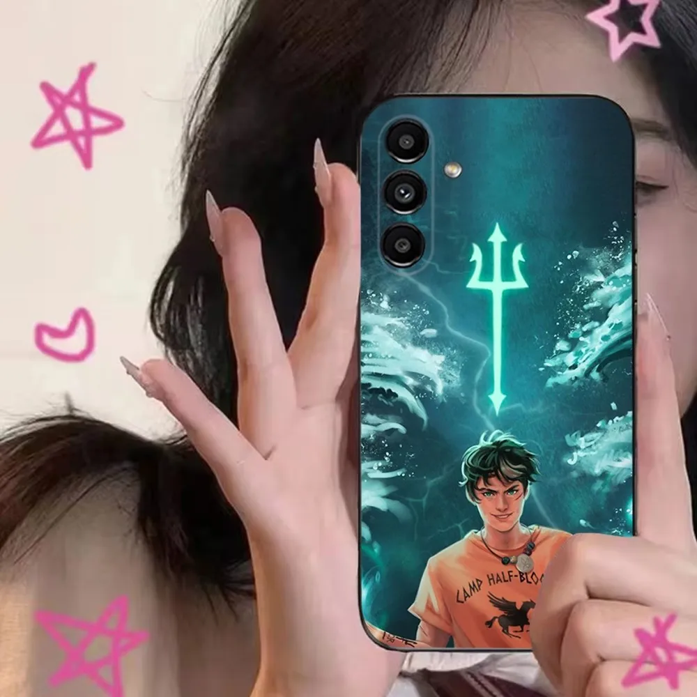 Чехол для телефона P-Percy J-Jackson Samsung S24 S21 S22 S23 S30 Ultra S20 Plus Fe Lite Note 10 9 5G черный мягкий