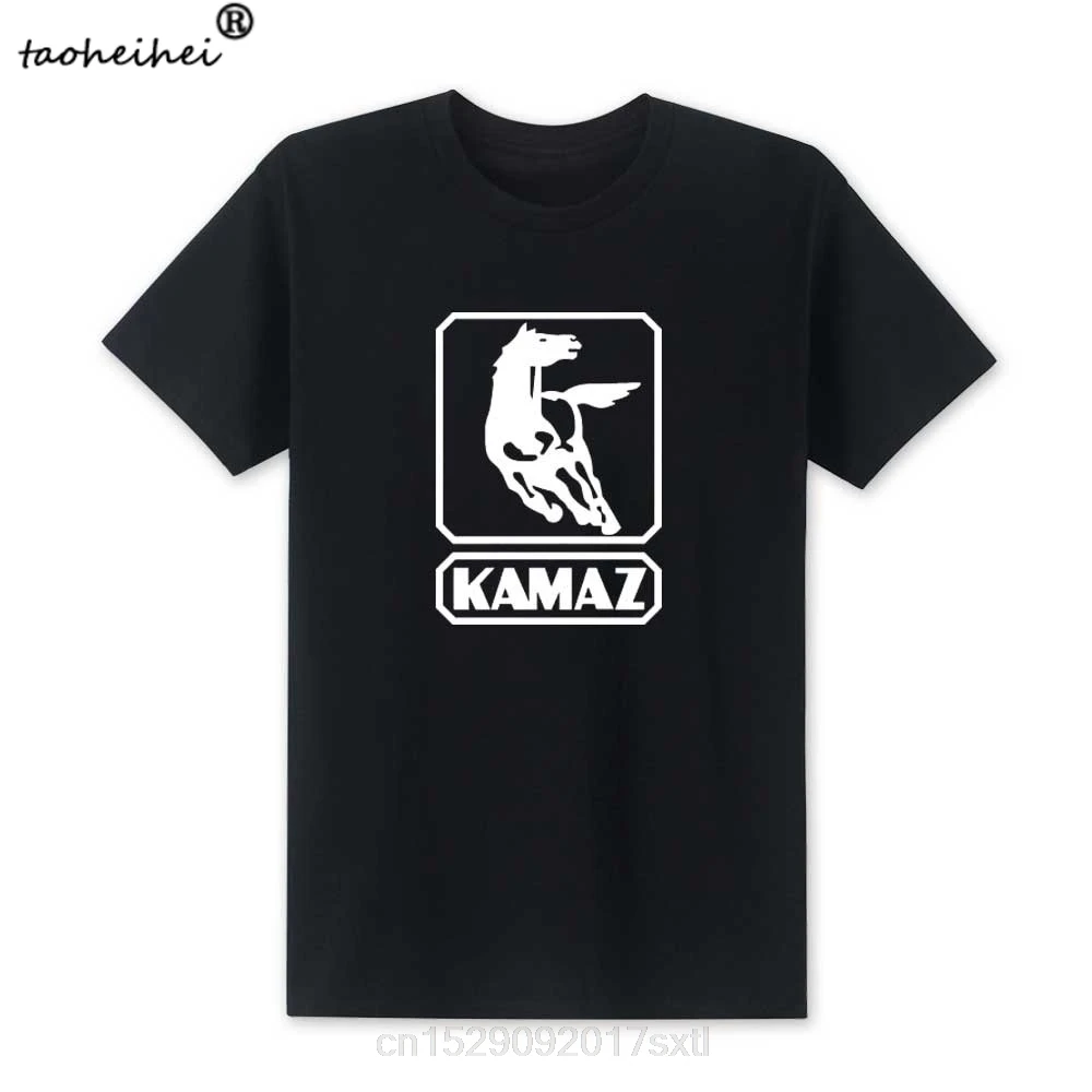 Новинка 2020 модная мужская футболка с принтом логотипа КАМАЗа футболки для гонок