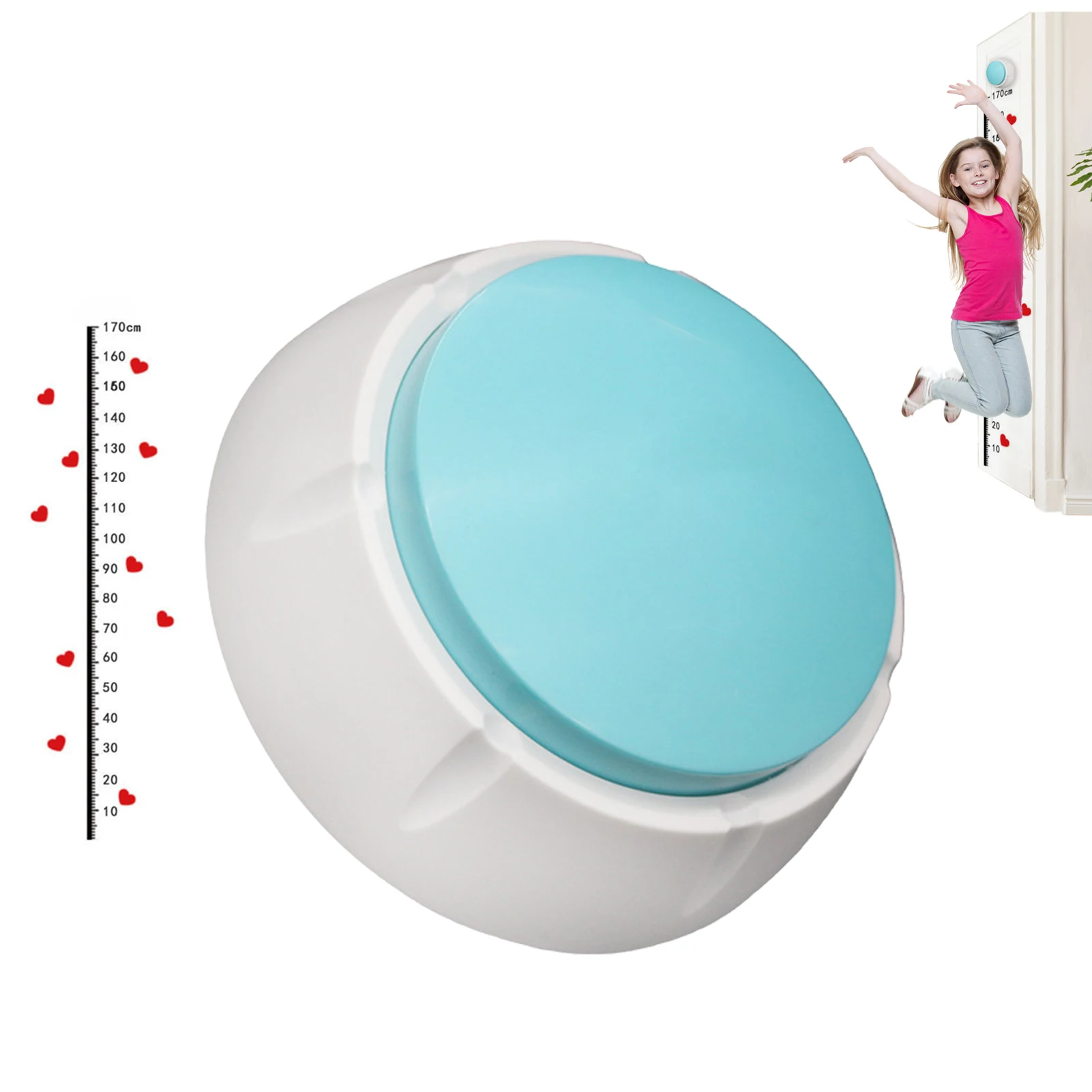 

Детский тренировочный прыжок для увеличения роста, тренировочная кнопка для детей, сенсорный фотографический счетчик игрушек, спортивное ...