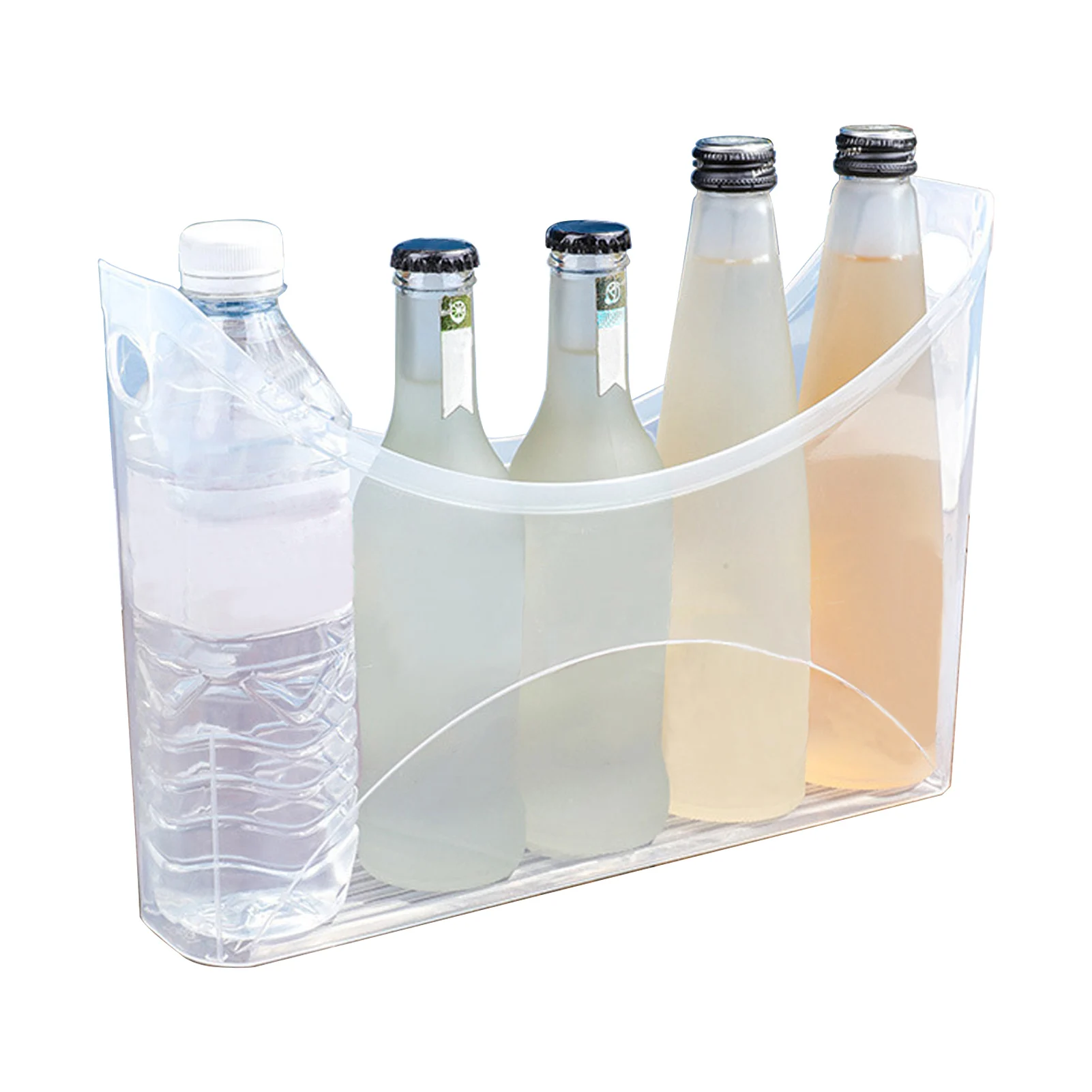 

Freezer Organizers Freezer Storage Container Multifunctional Fridge Storage Bin Food Organizer Clear Kitchen Cabinet Pantry