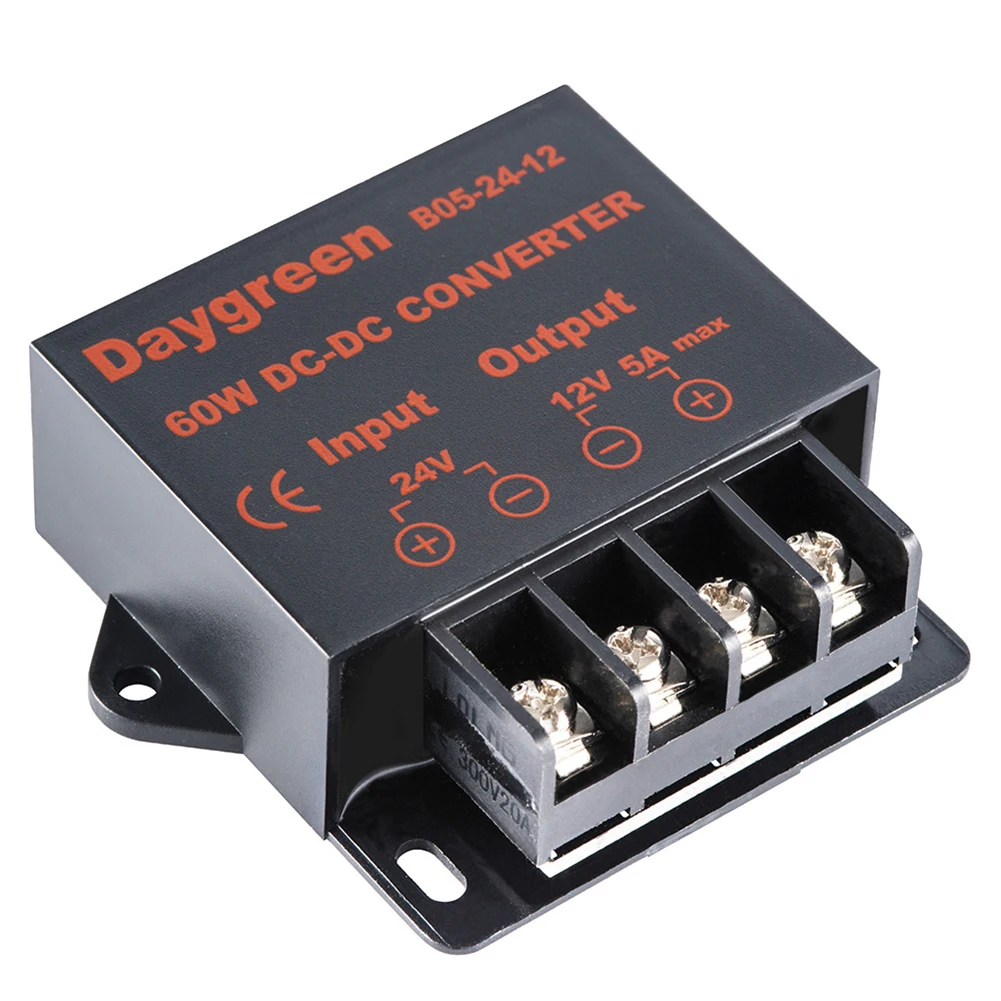 

B05-24-12 Car LED Step Down DC Converter Voltage Regulator Reducer DC 24V To 12V 5A 60W Converter Inverters Module Power Supplie