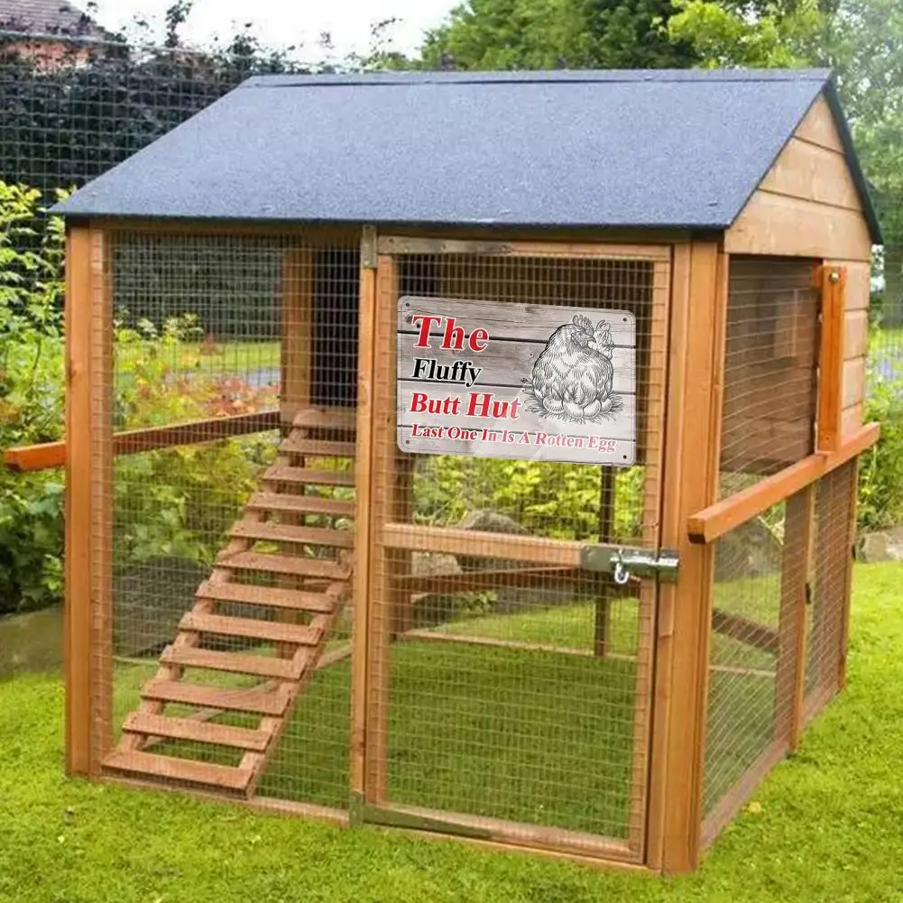 

Rectangle Shape Creative Smooth Edge Door Plaque Anti-fading Hanging Signs Weather Resistant for Patio