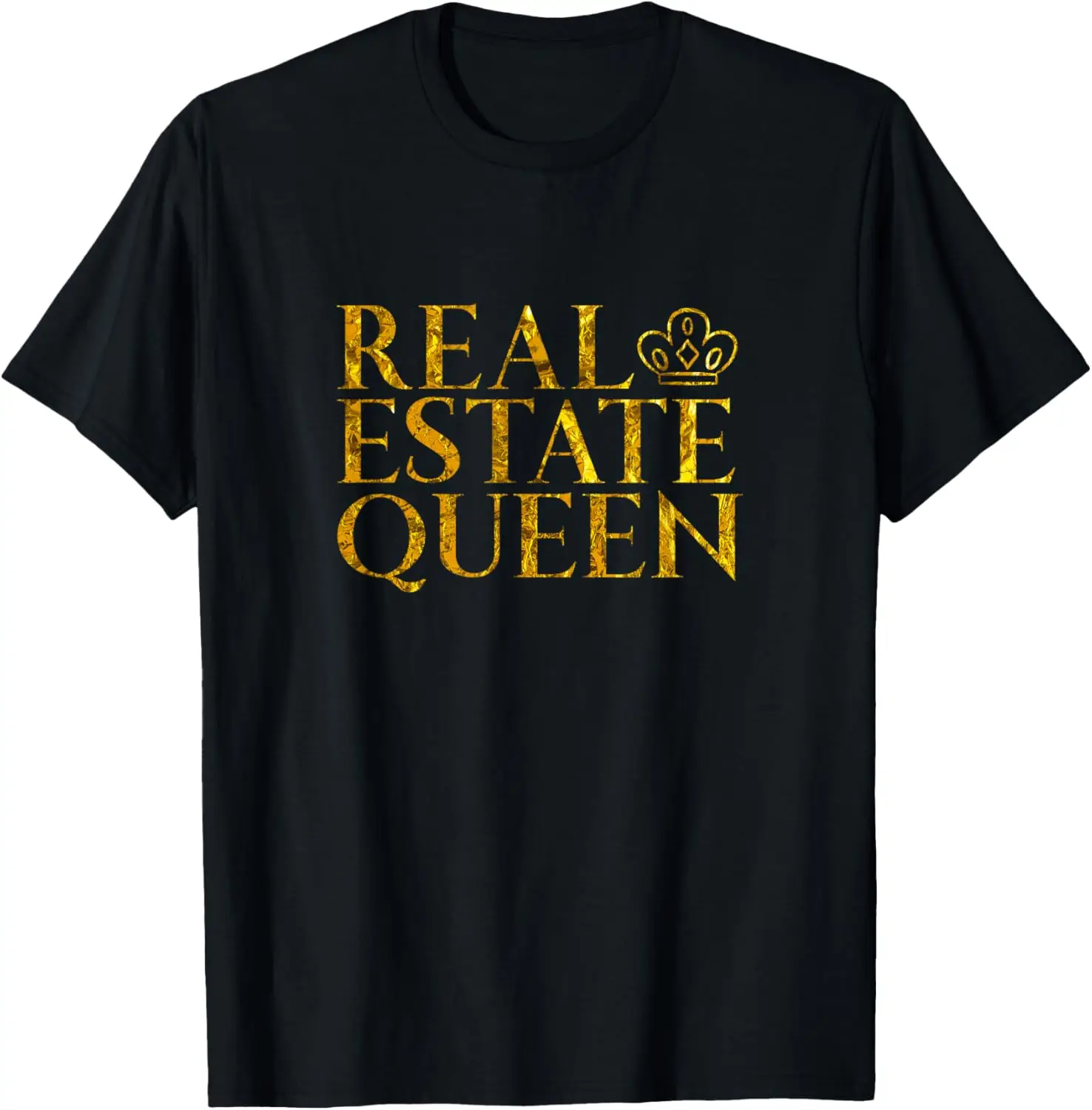 Женская футболка Swag Gold Real Estate Queen Agent