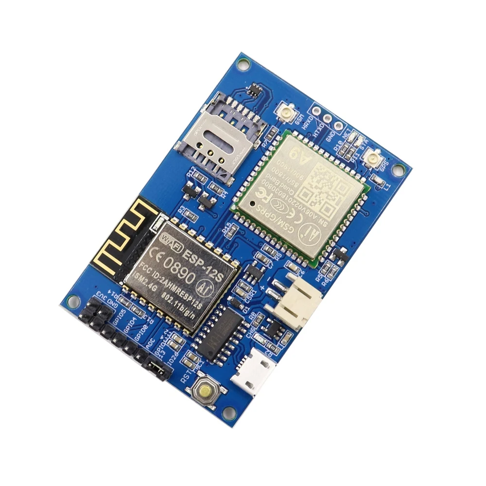 ESP8266 ESP-12S A9 GSM GPRS Knot IOT макетная плата с Wi-Fi антенной |